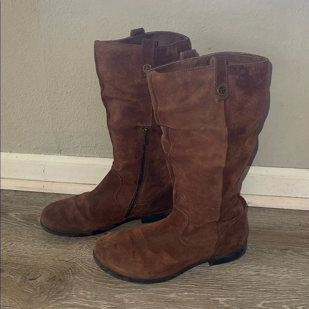 Birkenstock Brown Suede Women's Boots Siena size 7 or 38